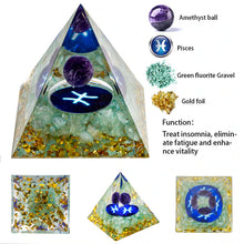 Load image into Gallery viewer, Your Zodiac Essence Crystal Pyramid