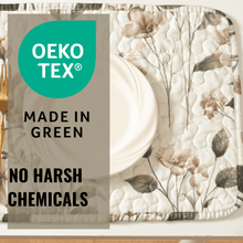 Load image into Gallery viewer, DaDalogy Enchanted Meadow Placemats - Set of 4, Floral Elegance in Beige, Rose, and Soft Green, Premium Soft Microfiber, Perfect for Any Meal, 13x19 Inches