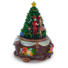 Load image into Gallery viewer, Nutcracker and Ballerina Wind-Up Christmas Musical Figurine
