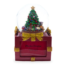 Load image into Gallery viewer, Four-Sided Picture Frame Christmas Tree Musical Water Snow Globe