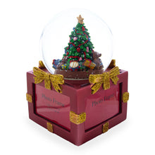 Load image into Gallery viewer, Four-Sided Picture Frame Christmas Tree Musical Water Snow Globe