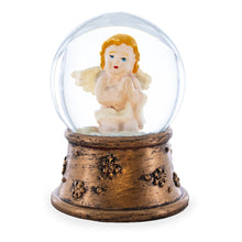 Load image into Gallery viewer, Golden Angel Mini Water Snow Globe