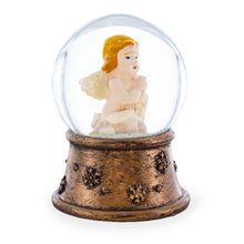 Load image into Gallery viewer, Golden Angel Mini Water Snow Globe