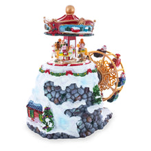 Load image into Gallery viewer, Musical Christmas Figurine with Rotating Motion