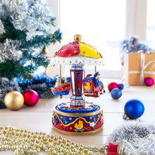 Load image into Gallery viewer, Musical Figurine with Airplane, Boat, and Train