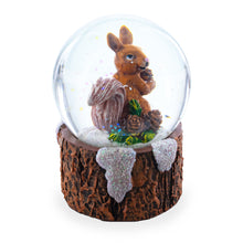 Load image into Gallery viewer, Pinecone Pal Mini Water Snow Globe: Squirrel with a Nutty Friend
