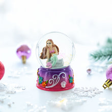 Load image into Gallery viewer, Enchanting Mermaid Oasis Miniature Water Globe
