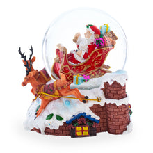 Load image into Gallery viewer, Santa Delivering Gifts Musical Christmas Water Snow Globe