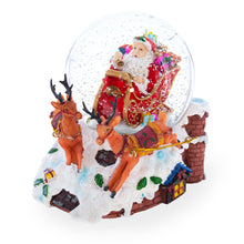 Load image into Gallery viewer, Santa Delivering Gifts Musical Christmas Water Snow Globe