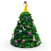 Load image into Gallery viewer, Wind-up Spinning Musical Christmas Tree with Angel Topper