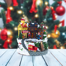 Load image into Gallery viewer, Winter Village Skating Animated Musical Christmas Figurine