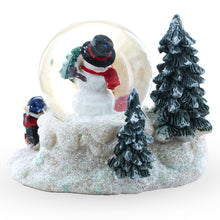 Load image into Gallery viewer, Snowman, Polar Bear and Penguins Mini Water Snow Globe