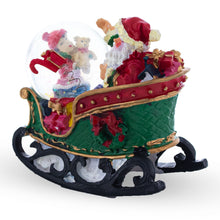 Load image into Gallery viewer, Santa's Joyful Sleigh Ride Mini Snow Water Globe