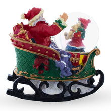 Load image into Gallery viewer, Santa's Joyful Sleigh Ride Mini Snow Water Globe