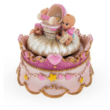 Load image into Gallery viewer, Spinning Musical Figurine with Crawling Babies
