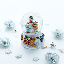Load image into Gallery viewer, Snowman Embrace Musical Water Snow Globe
