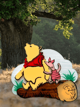 Load image into Gallery viewer, &quot;Pooh and Piglet&quot; Brooch by Lipstick &amp; Chrome