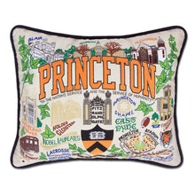 Load image into Gallery viewer, Princeton University Collegiate Embroidered Pillow by CatStudio