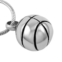 Load image into Gallery viewer, Basketball Cremation Urn Necklace