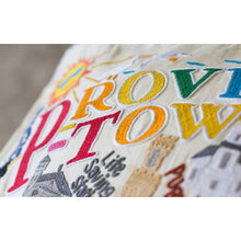 Load image into Gallery viewer, Provincetown Hand-Embroidered Pillow