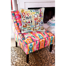 Load image into Gallery viewer, Provincetown Hand-Embroidered Pillow