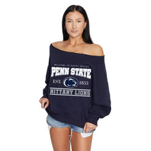 Load image into Gallery viewer, Penn State Off the Shoulder Sweatshirt
