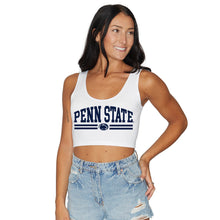 Load image into Gallery viewer, Penn State Stripe Crop Tank Top