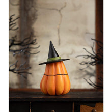 Load image into Gallery viewer, Pumpkin Witch Luminary by Bethany Lowe Designs