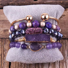 Load image into Gallery viewer, Amethyst Stunning Statement 5-piece Set