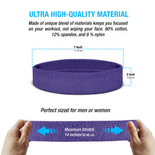 Load image into Gallery viewer, Premium Terry Cloth Cotton Sweatbands