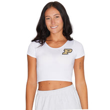 Load image into Gallery viewer, Purdue White Babydoll Tee