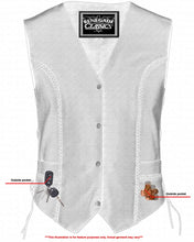 Load image into Gallery viewer, Enchantia Women's leather motorcycle vest