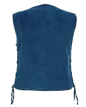 Load image into Gallery viewer, Women's 6 Pocket Denim Utility Vest - Blue