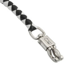Load image into Gallery viewer, GBW212B Leather Biker Whip-White/black W / White Pool Ball