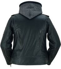 Load image into Gallery viewer, Rush Charm Women's Premium Cowhide Moto Jacket