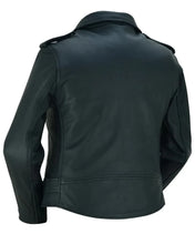 Load image into Gallery viewer, Women's Classic Plain Side Fitted M/C Style Jacket