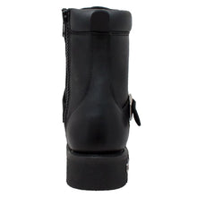Load image into Gallery viewer, Commandsole 6&quot; Black Biker Leather Boot