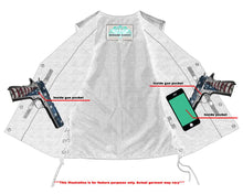 Load image into Gallery viewer, Women's Antique Brown Single Back Panel Concealed Carry Vest