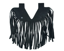 Load image into Gallery viewer, B14 Black Leather Floor Boards with Fringe - Small