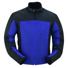 Load image into Gallery viewer, Cross Wind Micro Mesh Mens Motorcycle Jacket - Blue