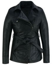Load image into Gallery viewer, Dark Siren Women's Leather Jacket Black
