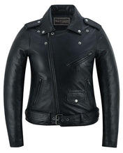 Load image into Gallery viewer, Night Shine Women's Black Fashion Leather Jacket