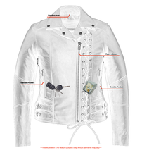 Load image into Gallery viewer, Black Pearl Women's Fashion Leather Jacket
