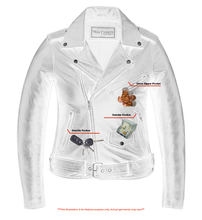 Load image into Gallery viewer, Night Shine Women's Black Fashion Leather Jacket