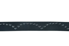 Load image into Gallery viewer, BLT Super Cool Curved Pattern Studded Leather Belt