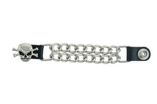 Load image into Gallery viewer, PKV147D Vest Extender - Skull W/Bones
