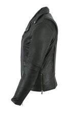 Load image into Gallery viewer, Women's Modern Longer Beltless Biker Jacket