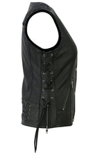 Load image into Gallery viewer, Women's Vest with Grommet and Lacing Accents
