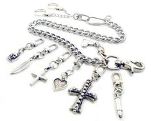 Load image into Gallery viewer, K-SKICP Skull Iron Cross Clip-On