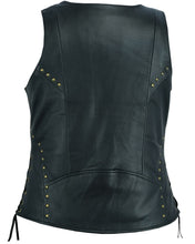 Load image into Gallery viewer, Women's Zippered Vest with Lacing Details